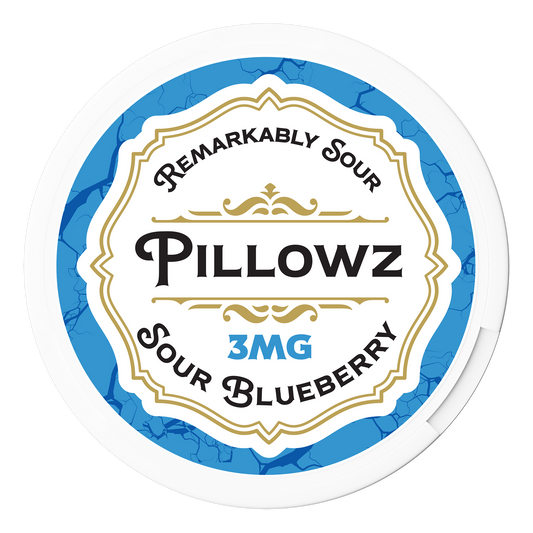 Pillowz Nicotine Pouches Sour Blueberry