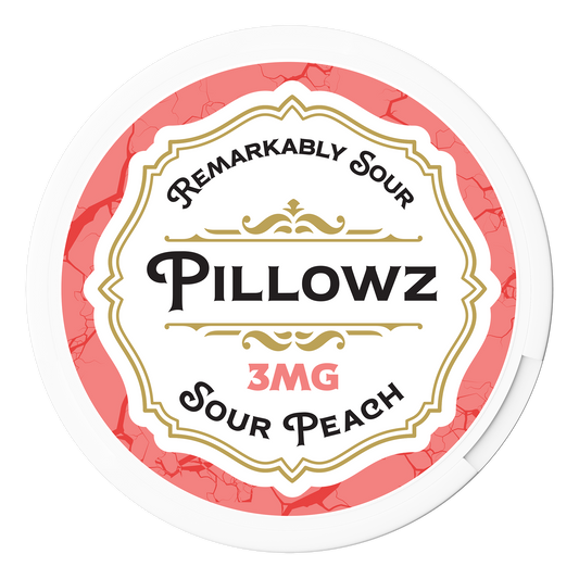 Pillowz Nicotine Pouches Sour Peach