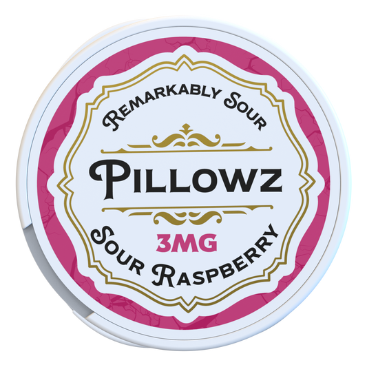 Pillowz Nicotine Pouches Sour Raspberry
