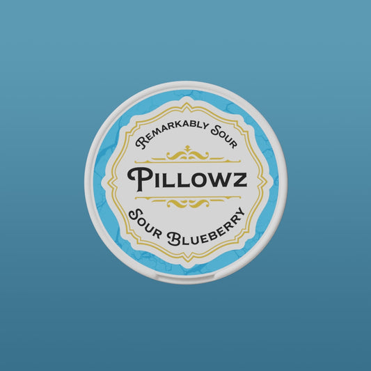 Pillowz Nicotine Pouches Sour Blueberry