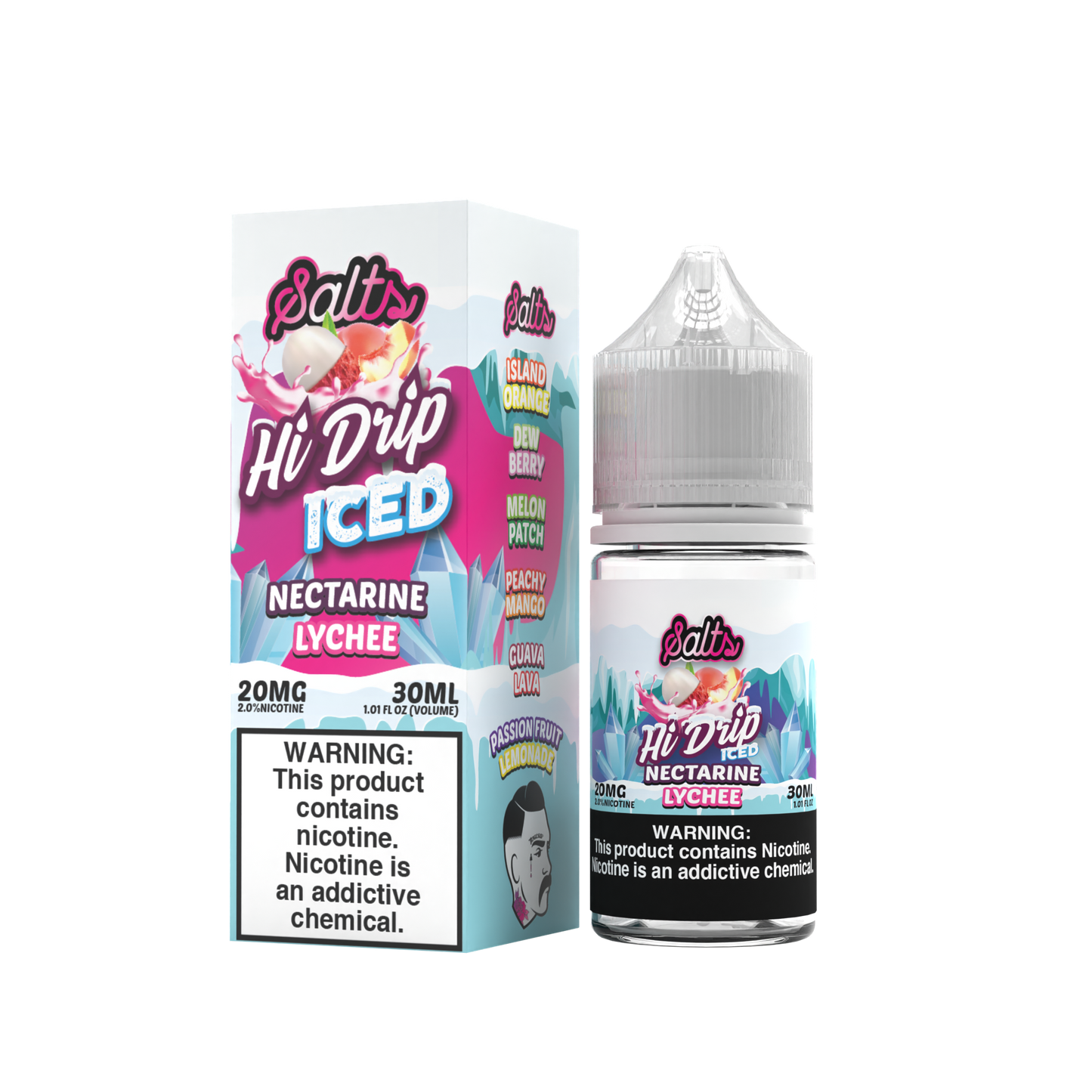 Nectarine Lychee Salts Iced