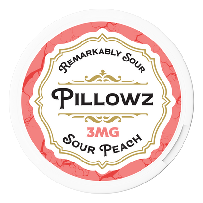 Pillowz Nicotine Pouches Sour Peach