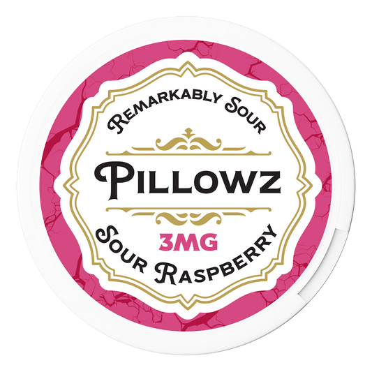 Pillowz Nicotine Pouches Sour Raspberry